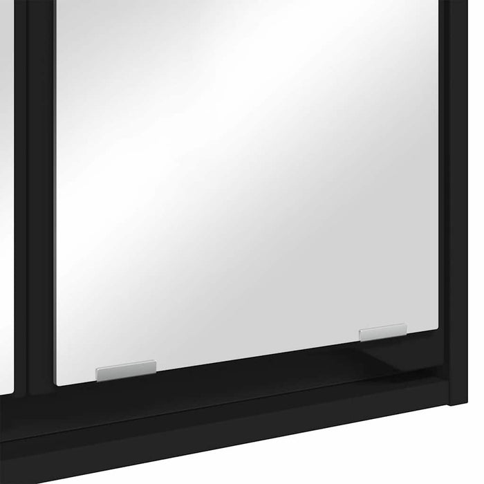 Dulap cu oglindă pentru baie cu raft Negru 60 x 20 x 60 cm - WALTI WALTI
