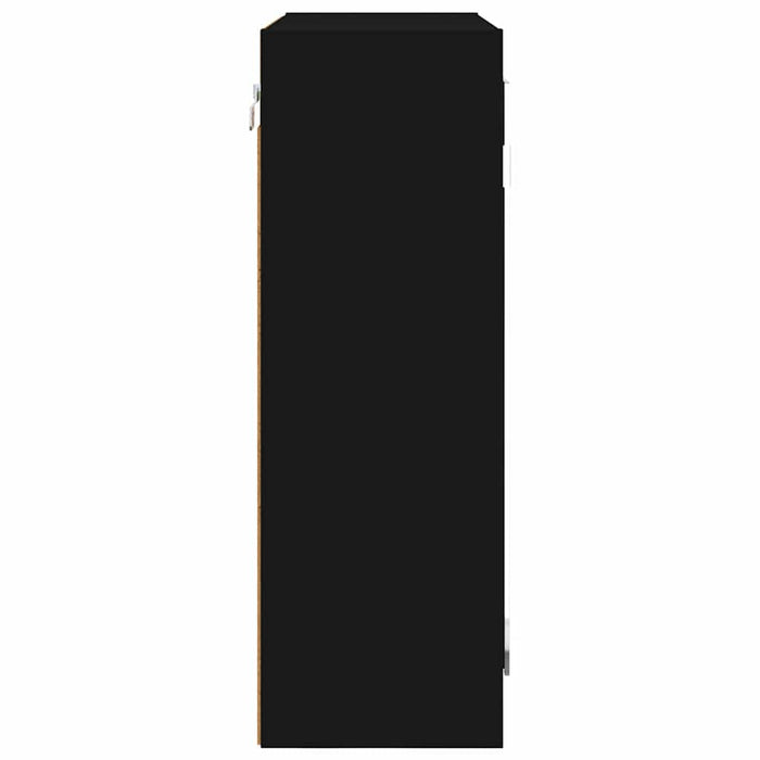 Dulap cu oglindă pentru baie cu raft Negru 60 x 20 x 60 cm - WALTI WALTI