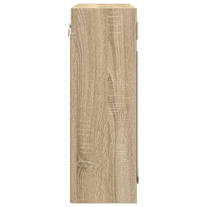 Dulap cu oglindă pentru baie Stejar Sonoma 60 x 20 x 60 cm WALTI