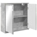 Dulap cu oglindă pentru baie Gri din beton 60 x 20 x 60 cm - WALTI WALTI