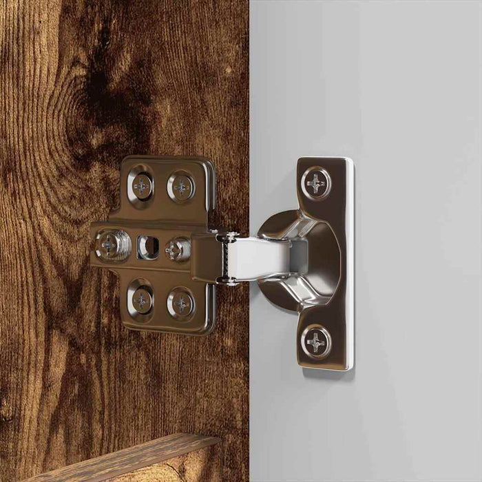 Dulap cu oglindă pentru baie Stejar fumuriu 60 x 20 x 60 cm WALTI