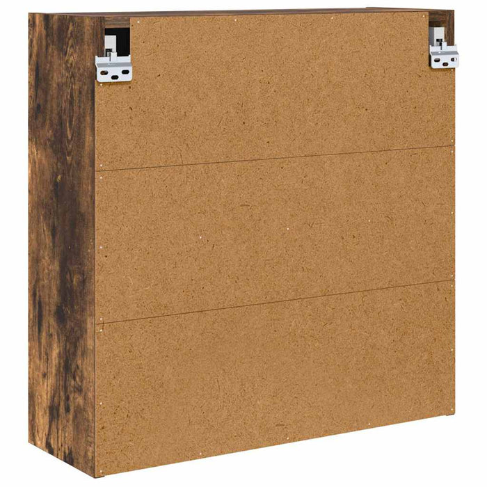 Dulap cu oglindă pentru baie Stejar fumuriu 60 x 20 x 60 cm WALTI