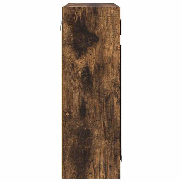 Dulap cu oglindă pentru baie Stejar fumuriu 60 x 20 x 60 cm WALTI