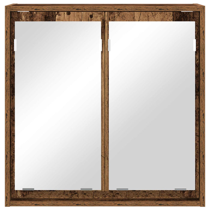 Dulap cu oglindă pentru baie Lemn Vechi 60 x 20 x 60 cm WALTI