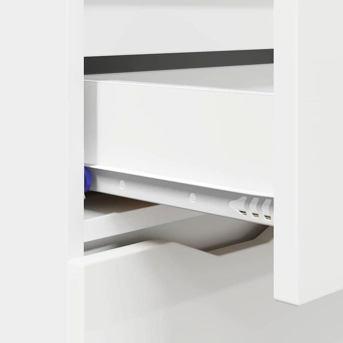 Bufet cu sertar Alb 100 x 30 x 65,6 Lemn compozit - WALTI WALTI
