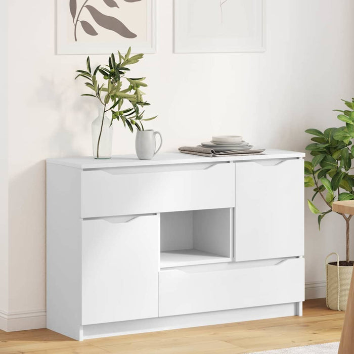 Bufet cu sertar Alb 100 x 30 x 65,6 Lemn compozit - WALTI WALTI