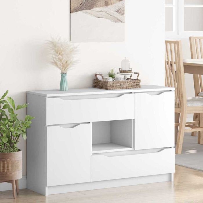 Bufet cu sertar Alb 100 x 30 x 65,6 Lemn compozit - WALTI WALTI