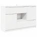Bufet cu sertar Alb 100 x 30 x 65,6 Lemn compozit - WALTI WALTI
