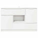 Bufet cu sertar Alb 100 x 30 x 65,6 Lemn compozit - WALTI WALTI