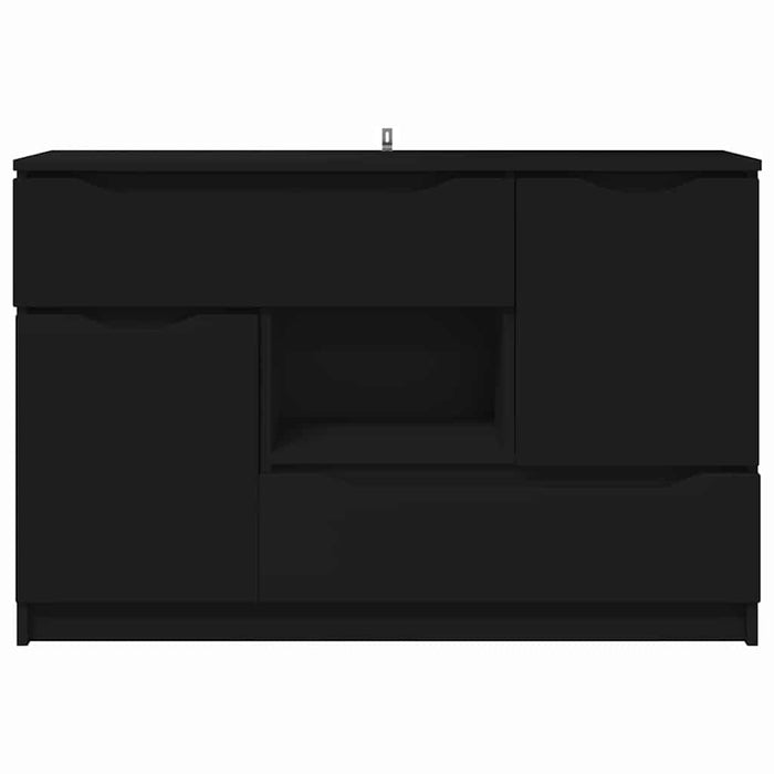 Bufet cu sertar Negru 100 x 30 x 65,6 Lemn compozit - WALTI WALTI
