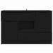 Bufet cu sertar Negru 100 x 30 x 65,6 Lemn compozit - WALTI WALTI