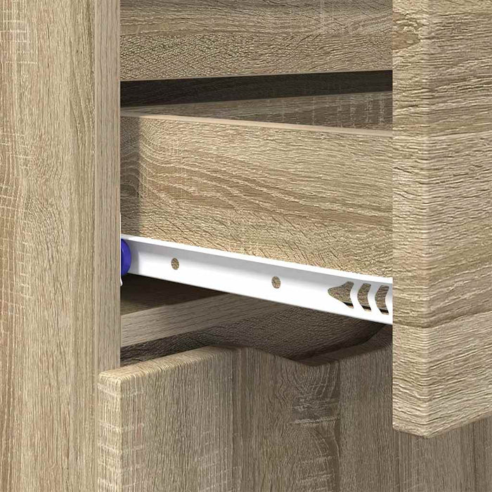 Bufet cu sertar Stejar Sonoma 100 x 30 x 65,6 Lemn compozit - WALTI WALTI