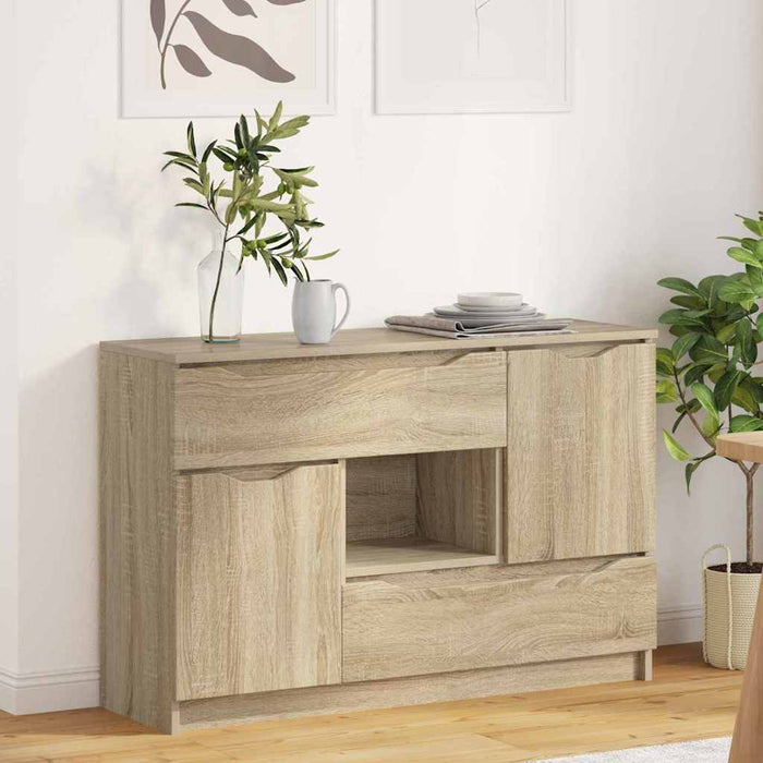 Bufet cu sertar Stejar Sonoma 100 x 30 x 65,6 Lemn compozit - WALTI WALTI