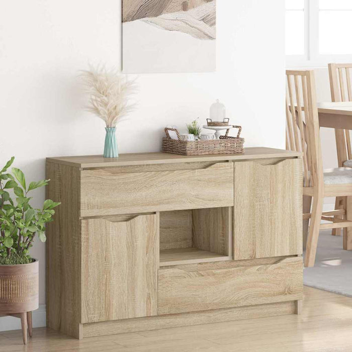 Bufet cu sertar Stejar Sonoma 100 x 30 x 65,6 Lemn compozit - WALTI WALTI