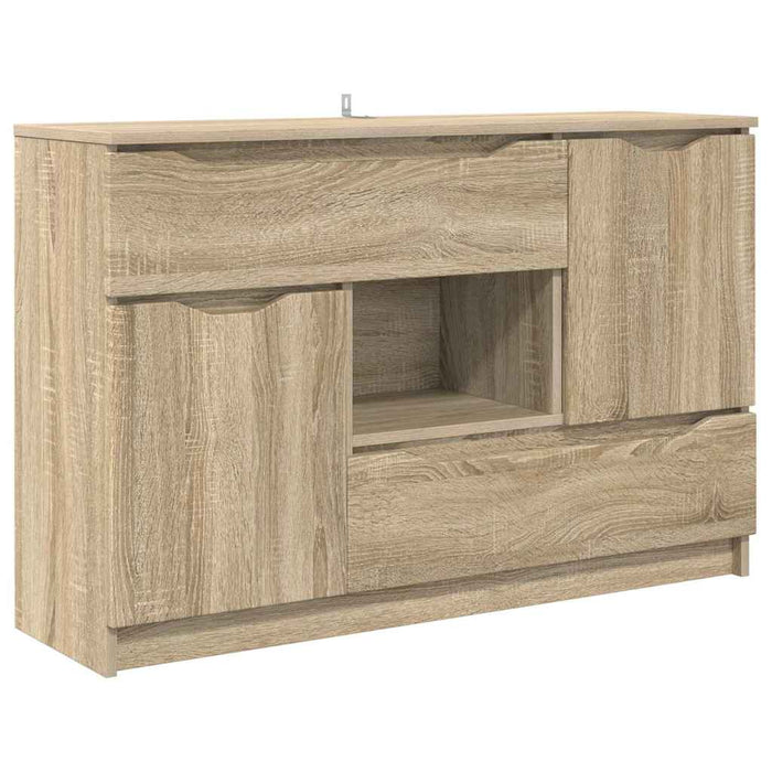 Bufet cu sertar Stejar Sonoma 100 x 30 x 65,6 Lemn compozit - WALTI WALTI