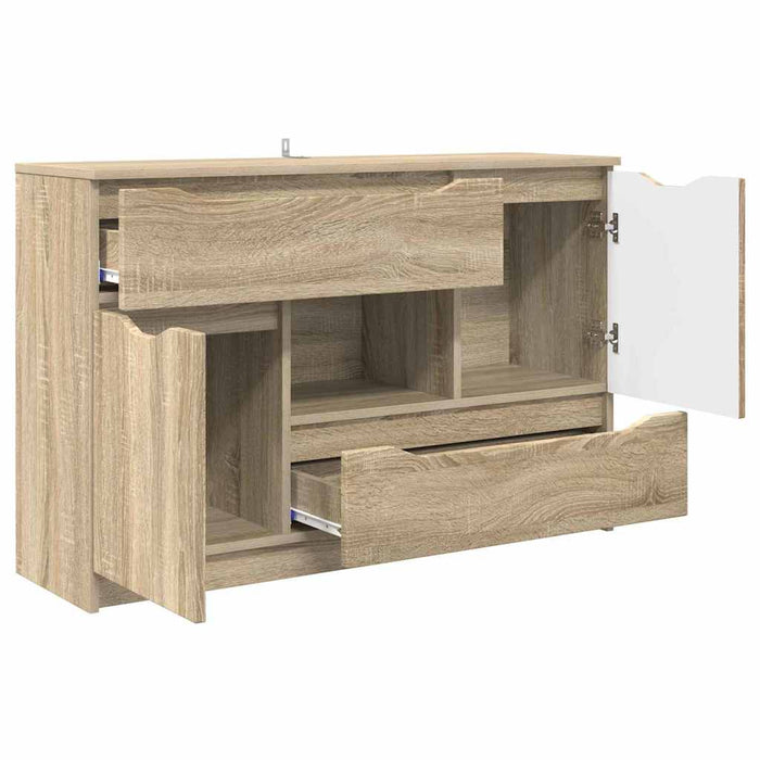 Bufet cu sertar Stejar Sonoma 100 x 30 x 65,6 Lemn compozit - WALTI WALTI