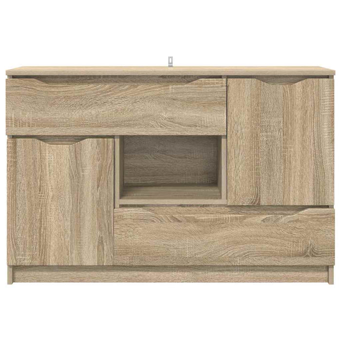 Bufet cu sertar Stejar Sonoma 100 x 30 x 65,6 Lemn compozit - WALTI WALTI