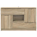 Bufet cu sertar Stejar Sonoma 100 x 30 x 65,6 Lemn compozit - WALTI WALTI