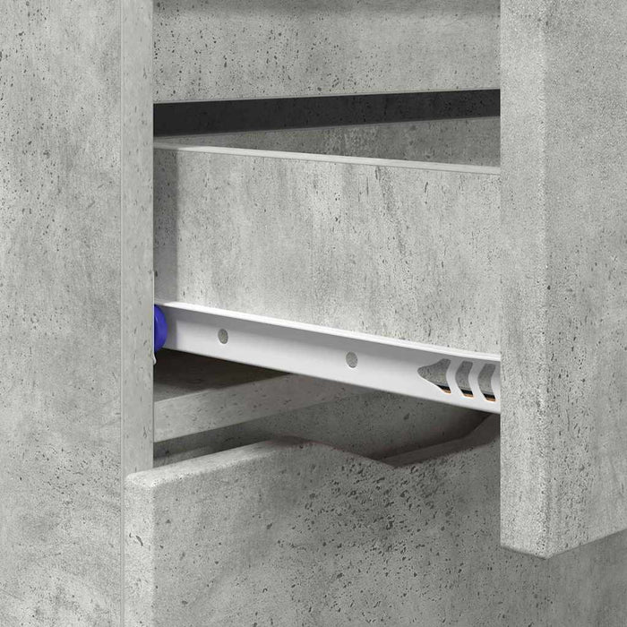 Bufet cu sertar Gri din beton 100 x 30 x 65,6 Lemn compozit WALTI