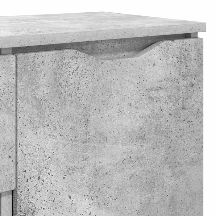 Bufet cu sertar Gri din beton 100 x 30 x 65,6 Lemn compozit WALTI