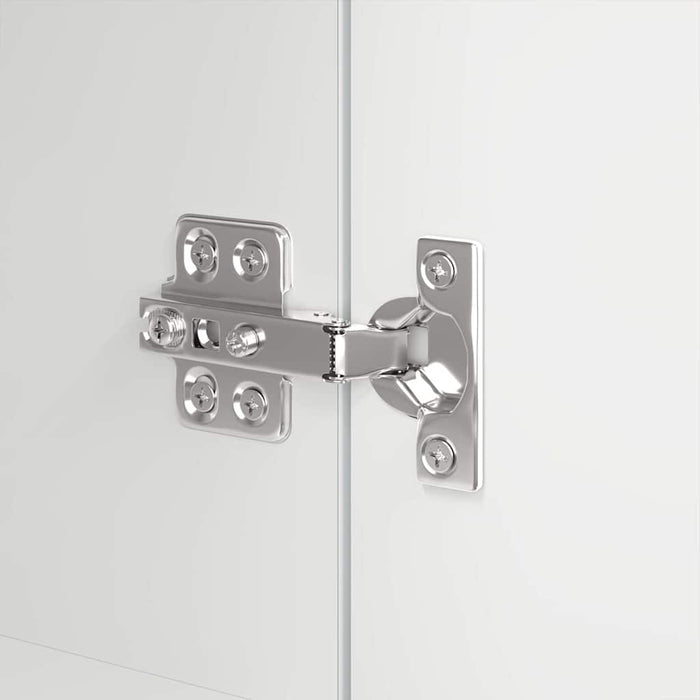 Bufet cu sertar Alb lucios 100 x 30 x 65,6 Lemn compozit - WALTI WALTI