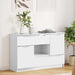 Bufet cu sertar Alb lucios 100 x 30 x 65,6 Lemn compozit - WALTI WALTI