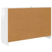 Bufet cu sertar Alb lucios 100 x 30 x 65,6 Lemn compozit - WALTI WALTI