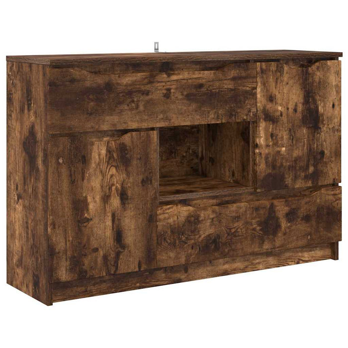 Bufet cu sertar Stejar fumuriu 100 x 30 x 65,6 Lemn compozit - WALTI WALTI