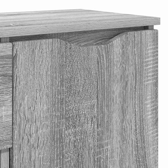 Bufet cu sertar Gri Sonoma 100 x 30 x 65,6 Lemn compozit - WALTI WALTI