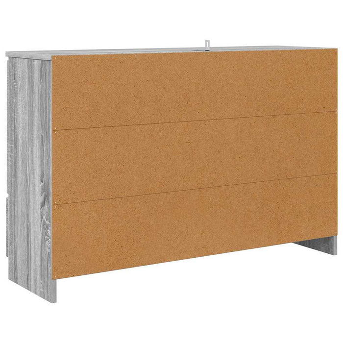 Bufet cu sertar Gri Sonoma 100 x 30 x 65,6 Lemn compozit - WALTI WALTI