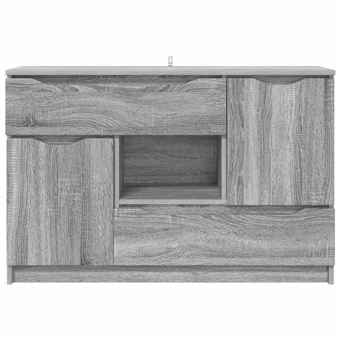Bufet cu sertar Gri Sonoma 100 x 30 x 65,6 Lemn compozit - WALTI WALTI