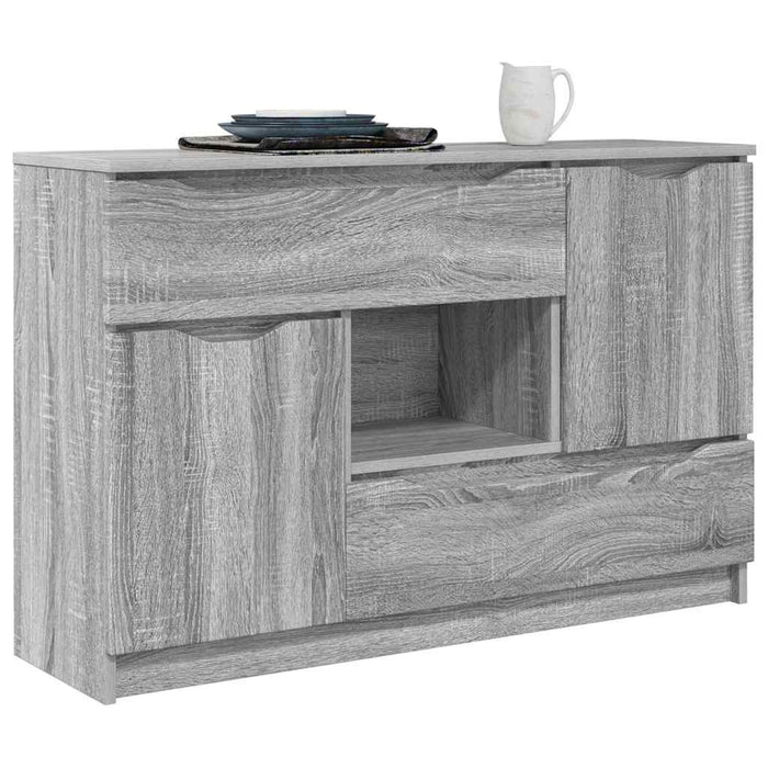 Bufet cu sertar Gri Sonoma 100 x 30 x 65,6 Lemn compozit - WALTI WALTI