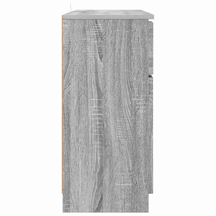 Bufet cu sertar Gri Sonoma 100 x 30 x 65,6 Lemn compozit - WALTI WALTI