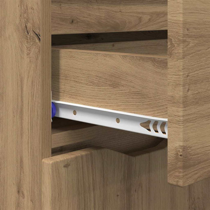 Bufet cu sertar Stejar Artizanal 100 x 30 x 65,6 Lemn compozit WALTI