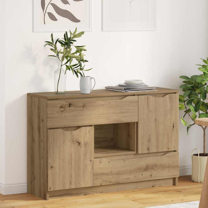 Bufet cu sertar Stejar Artizanal 100 x 30 x 65,6 Lemn compozit WALTI