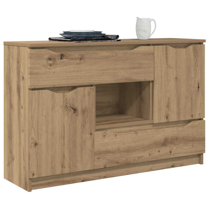 Bufet cu sertar Stejar Artizanal 100 x 30 x 65,6 Lemn compozit WALTI
