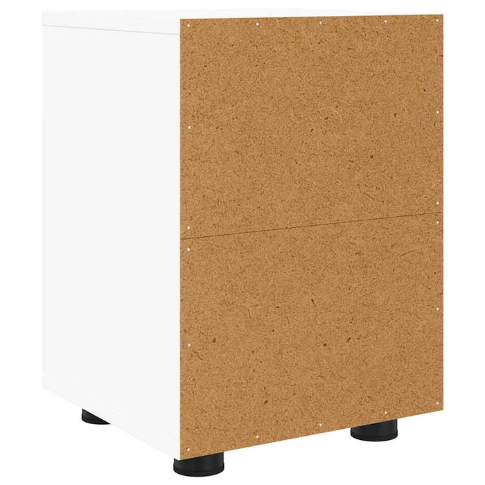 Mese de noptieră 2 pcs Alb 30,5 x 30 x 43 cm Lemn compozit - WALTI WALTI