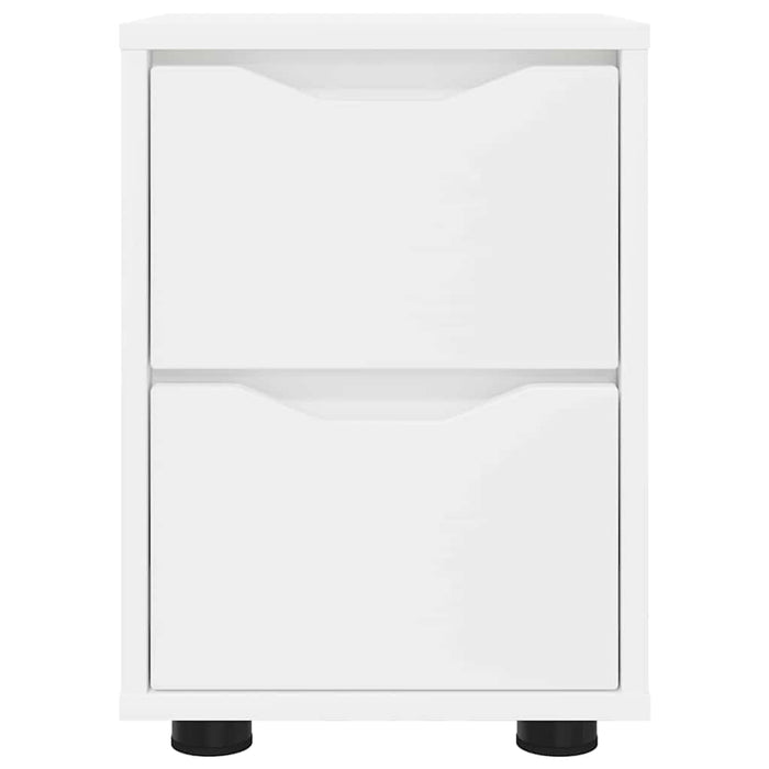 Mese de noptieră 2 pcs Alb 30,5 x 30 x 43 cm Lemn compozit - WALTI WALTI