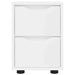 Mese de noptieră 2 pcs Alb 30,5 x 30 x 43 cm Lemn compozit - WALTI WALTI