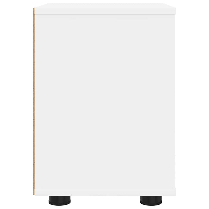 Mese de noptieră 2 pcs Alb 30,5 x 30 x 43 cm Lemn compozit - WALTI WALTI