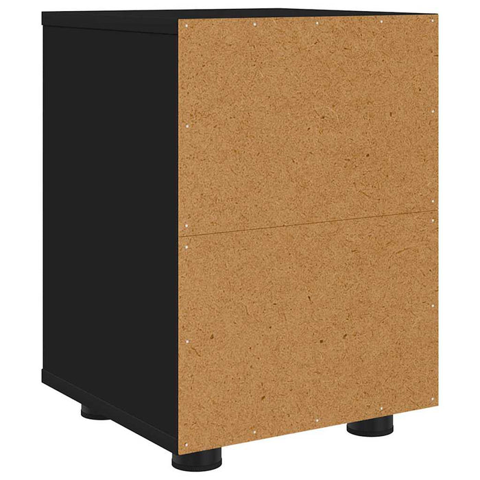 Noptieră cu sertar Negru 30,5 x 30 x 43 cm Lemn compozit - WALTI WALTI