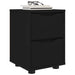Mese de noptieră 2 pcs Negru 30,5 x 30 x 43 cm Lemn compozit - WALTI WALTI