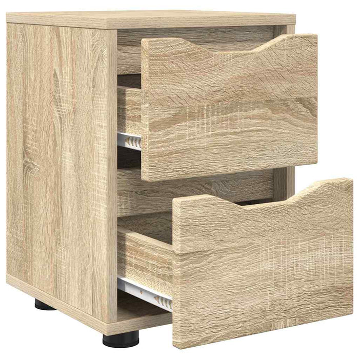 Mese de noptieră 2 pcs Stejar Sonoma 30,5 x 30 x 43 cm - WALTI WALTI
