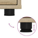Mese de noptieră 2 pcs Stejar Sonoma 30,5 x 30 x 43 cm - WALTI WALTI