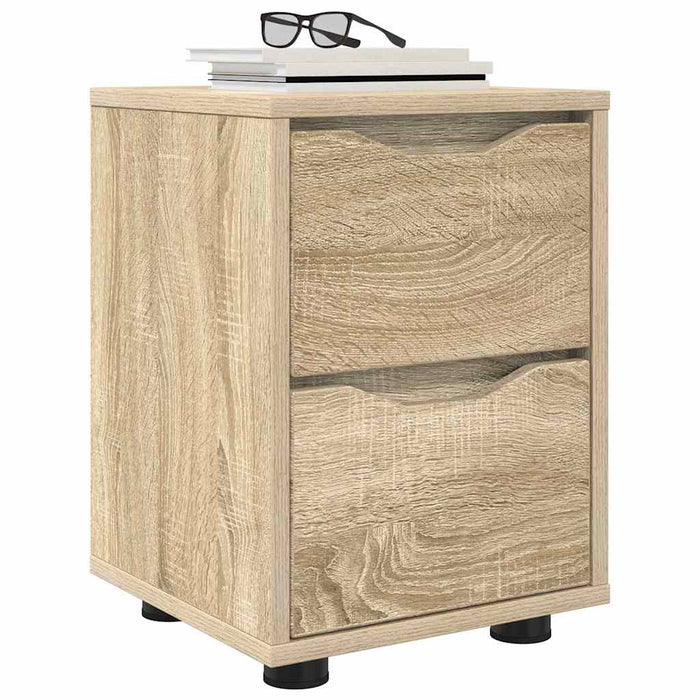 Mese de noptieră 2 pcs Stejar Sonoma 30,5 x 30 x 43 cm - WALTI WALTI