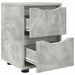 Mese de noptieră 2 pcs Gri din beton 30,5 x 30 x 43 cm - WALTI WALTI