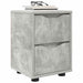 Mese de noptieră 2 pcs Gri din beton 30,5 x 30 x 43 cm - WALTI WALTI