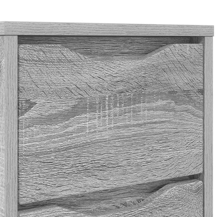 Noptieră cu sertar Gri Sonoma 30,5 x 30 x 43 cm Lemn compozit - WALTI WALTI