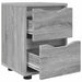 Mese de noptieră cu sertar 2 pcs Gri Sonoma 30,5 x 30 x 43 cm - WALTI WALTI