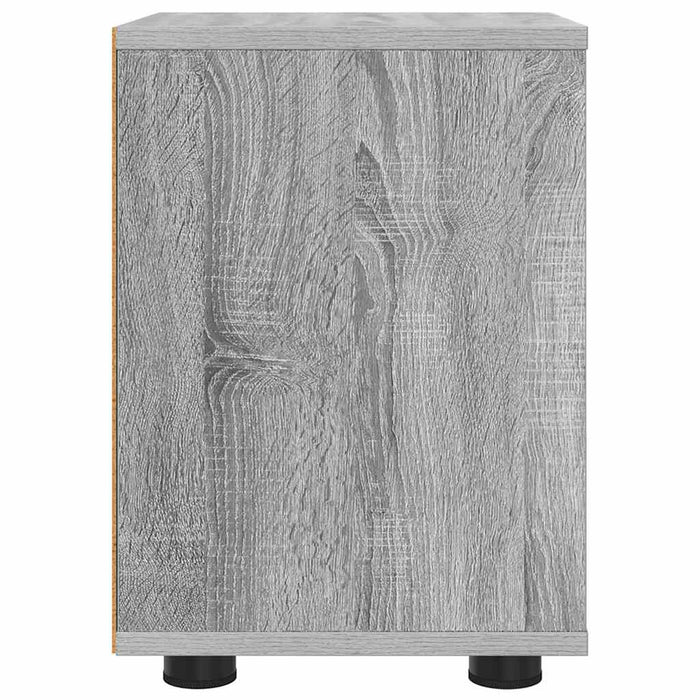 Mese de noptieră cu sertar 2 pcs Gri Sonoma 30,5 x 30 x 43 cm - WALTI WALTI